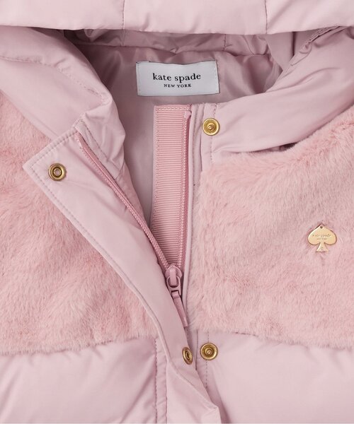 セール】フェイクファー切り替え中綿ジャケット（その他ベビーウェア