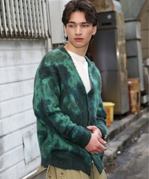 MANASTASH/マナスタッシュ　BLURRY JAQUARD CARDIGAN