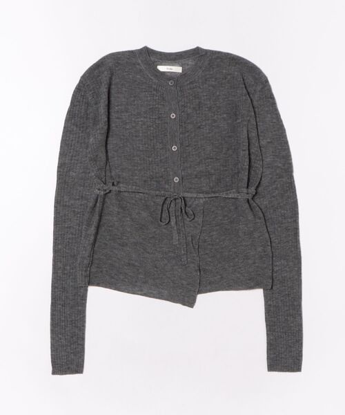 anuke（アンヌーク）の「anuke Wool Cachecoeur Cardigan（カーディガン/ボレロ・レディース・ダークグレー/オフホワイト・FREE）」の10枚目の写真