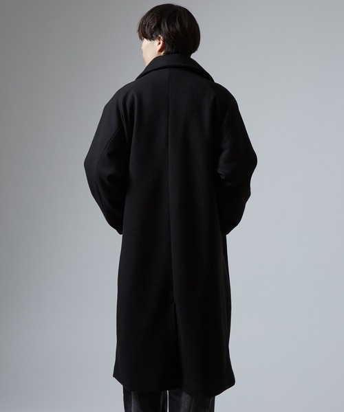improves（インプローブス）の「2WAYスタンドカラー ビッグシルエットコート（ステンカラーコート・メンズ・チャコールグレー/ブラック/ベージュ・MEDIUM/LARGE/X-LARGE）」の6枚目の写真