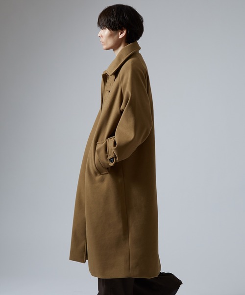 improves（インプローブス）の「2WAYスタンドカラー ビッグシルエットコート（ステンカラーコート・メンズ・チャコールグレー/ブラック/ベージュ・MEDIUM/LARGE/X-LARGE）」の15枚目の写真