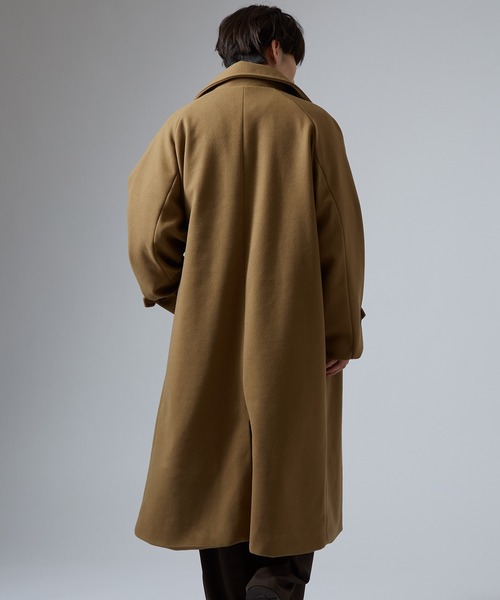 improves（インプローブス）の「2WAYスタンドカラー ビッグシルエットコート（ステンカラーコート・メンズ・チャコールグレー/ブラック/ベージュ・MEDIUM/LARGE/X-LARGE）」の16枚目の写真