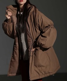 Sawa a la mode（サワアラモード）の「スタンドネック中綿ウエストドロストコート（ダウンジャケット/コート）」