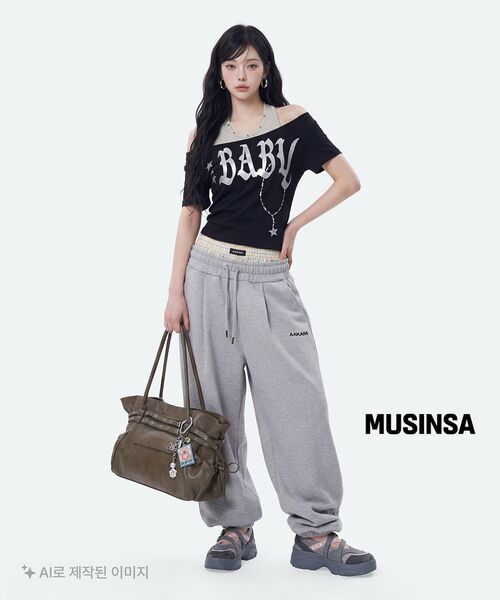 KHAKIPOINT(カーキポイント)の「Damage Stud Halter Top (beige)(Tシャツ/カットソー・レディース・その他・FREE)」の5枚目の写真