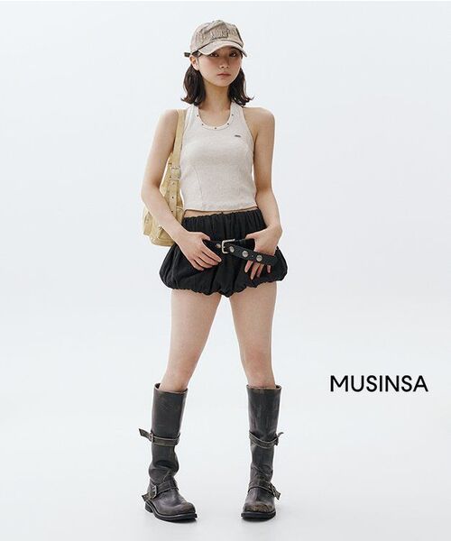 KHAKIPOINT(カーキポイント)の「Damage Stud Halter Top (beige)(Tシャツ/カットソー・レディース・その他・FREE)」の14枚目の写真