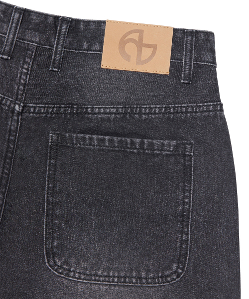 NOMANUAL(NOMANUAL)の「B.C.L DENIM PANTS - WASHED BLACK(デニムパンツ・レディース・その他・SMALL/LARGE/MEDIUM)」の6枚目の写真