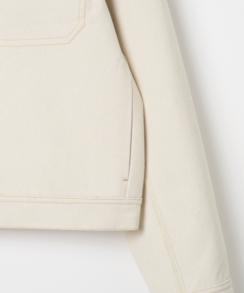 MILLO WOMEN(ミロウーマン)の「ニットミックスワークジャケット【アイボリー】(その他アウター・レディース・その他・SMALL/MEDIUM)」の5枚目の写真