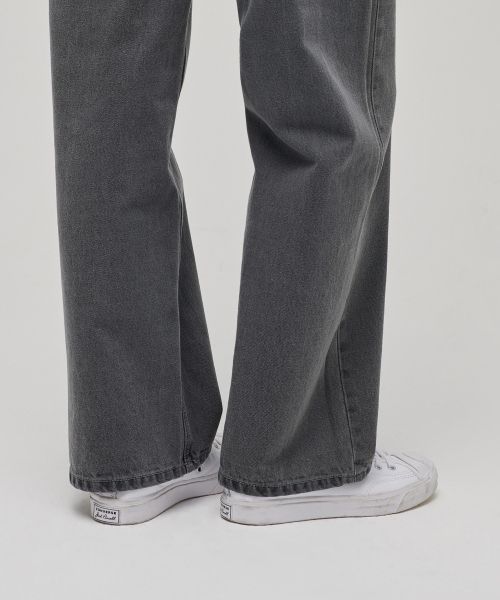 MUSINSA STANDARD WOMAN（ムシンサスタンダードウーマン）の「ウィメンズワイドデニムパンツ[グレー]（デニムパンツ・レディース・その他・32/30/23/24/25/26/27/28/29）」の5枚目の写真