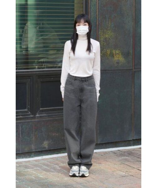 MUSINSA STANDARD WOMAN（ムシンサスタンダードウーマン）の「ウィメンズワイドデニムパンツ[グレー]（デニムパンツ・レディース・その他・32/30/23/24/25/26/27/28/29）」の10枚目の写真
