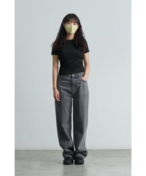 MUSINSA STANDARD WOMAN（ムシンサスタンダードウーマン）の「ウィメンズワイドデニムパンツ[グレー]（デニムパンツ・レディース・その他・32/30/23/24/25/26/27/28/29）」の16枚目の写真