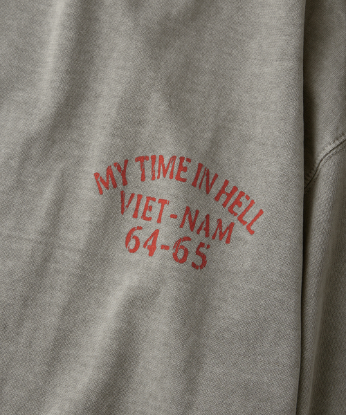 OUTSTANDING(アウトスタンディング)の「MIL SERIES LONG SLEEVE(VIET NAM TIGER)_PIGMENT KHAKI(Tシャツ/カットソー・レディース・その他・SMALL/MEDIUM/LARGE)」の5枚目の写真