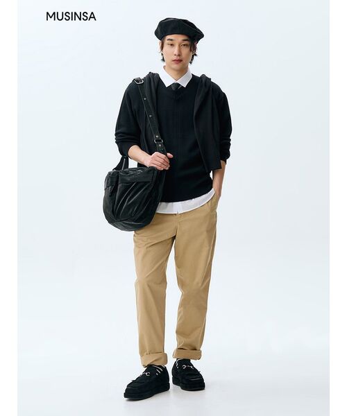 TRIP LE SENS(トリップ ル センス)の「センタラインVネックニット_ブラック(ニット/セーター・レディース・その他・MEDIUM/LARGE)」の7枚目の写真