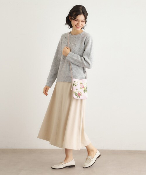 LAURA ASHLEY(ローラアシュレイ)の「カミール柄 ミニ ショルダー(ショルダーバッグ・レディース・アイボリー系/ピンク系5/ブルー系その他2・00)」の7枚目の写真