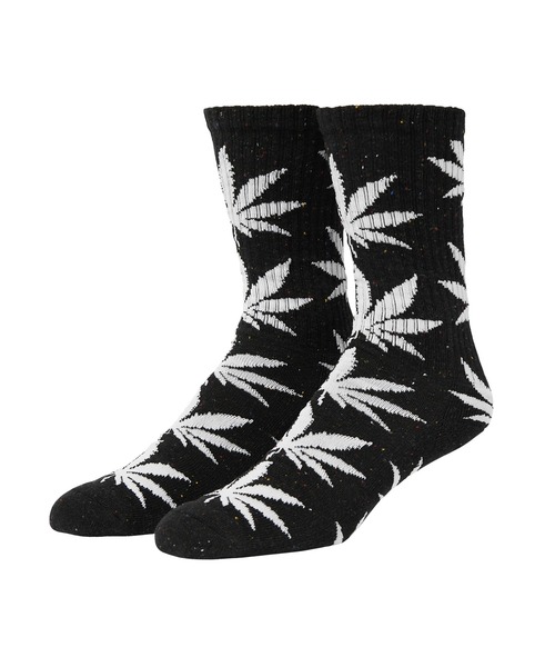 HUF(ハフ)の「PLANTLIFE SPECKLED SOCKS(ソックス/靴下・メンズ・ブラック/クリーム・O/S)」の1枚目の写真