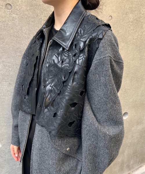 UND LACE CUTWORK VEST TOP（ベスト）｜Ameri（アメリ）のファッション