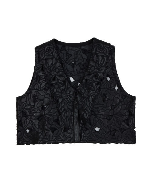 UND LACE CUTWORK VEST TOP（ベスト）｜Ameri（アメリ）のファッション