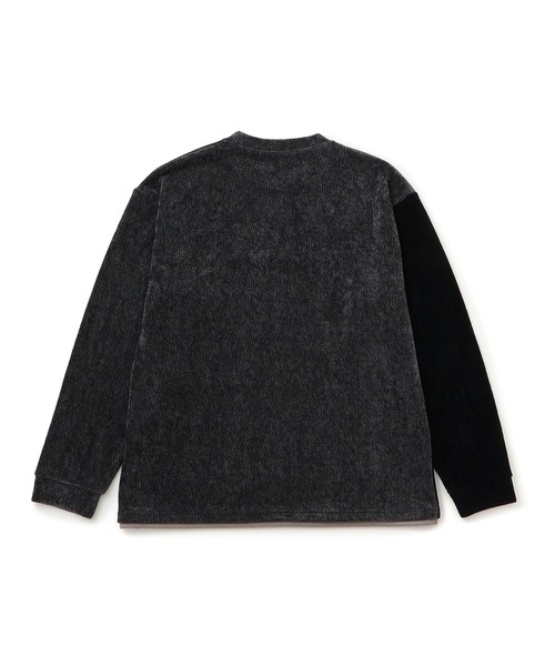 j.n.r.d(ジェー・エヌ・アール・ディー)の「モールブロック切替プルオーバー(Tシャツ/カットソー・メンズ・グレー/ベージュ・L/LL/M/S)」の3枚目の写真