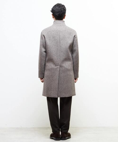 MEN'S MELROSE(メンズメルローズ)の「ウレタンボンディングスタンドカラーコート(ステンカラーコート・メンズ・ネイビー/ブラウン・4/3/5/2)」の14枚目の写真