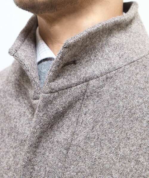 MEN'S MELROSE(メンズメルローズ)の「ウレタンボンディングスタンドカラーコート(ステンカラーコート・メンズ・ネイビー/ブラウン・4/3/5/2)」の18枚目の写真