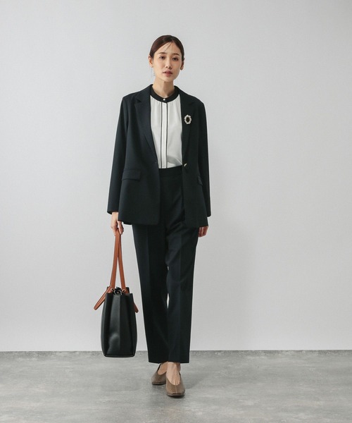 GLOBAL WORK（グローバルワーク）の「キレイつづく配色ブラウス/581008（シャツ/ブラウス・レディース・ベージュ系その他/ホワイト系その他5/ピンク系8・SMALL/MEDIUM/LARGE/X-LARGE）」の18枚目の写真