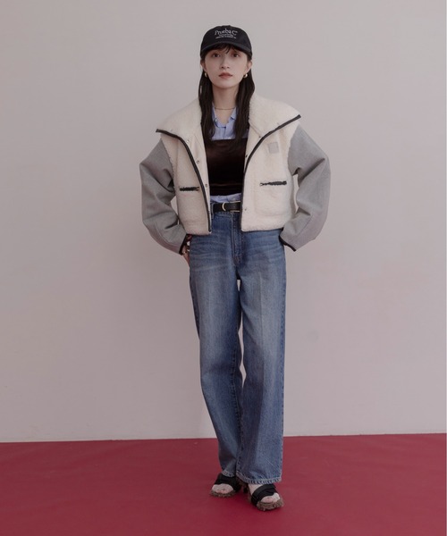 リバーシブル ムートン4WAYコート Eimee Law│Eimee Law & LHELBIE リバーシブル ムートン4WAYコート Eimee Law│Eimee Law & LHELBIE
