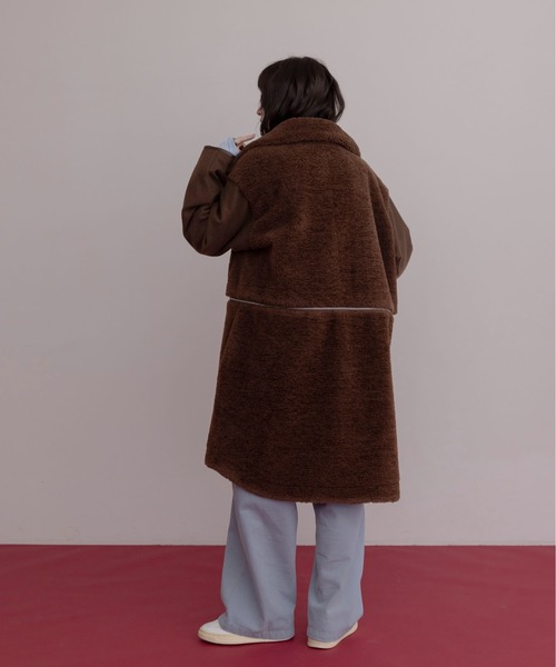 リバーシブル ムートン4WAYコート Eimee Law│Eimee Law & LHELBIE