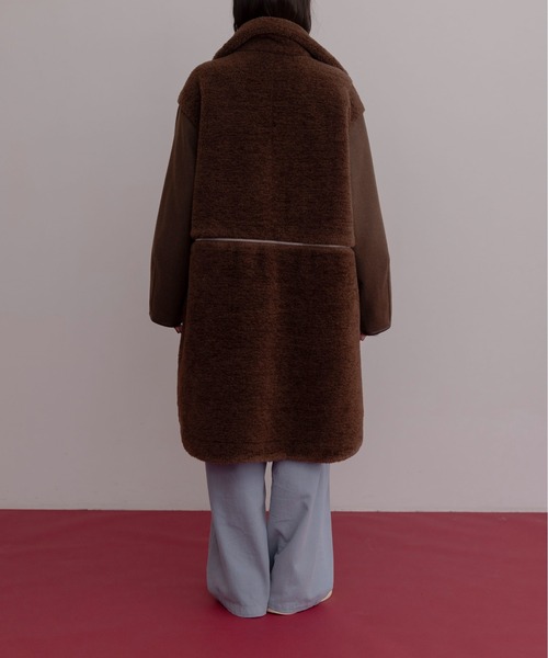 リバーシブル ムートン4WAYコート（ムートンコート）｜Eimee Law