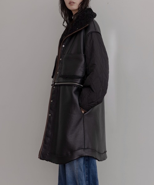 リバーシブル ムートン4WAYコート Eimee Law│Eimee Law & LHELBIE