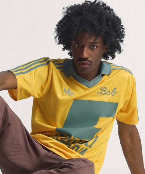 adidas(アディダス)の「adidas Bob Marley ORIGINALS Jersey / アディダス ボブ マーリー オリジナルス ジャージー(ジャージ・メンズ・ゴールド・M/S/XXL/XL/L)」の4枚目の写真