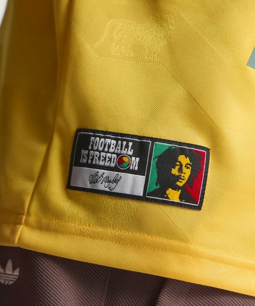 adidas(アディダス)の「adidas Bob Marley ORIGINALS Jersey / アディダス ボブ マーリー オリジナルス ジャージー(ジャージ・メンズ・ゴールド・M/S/XXL/XL/L)」の10枚目の写真