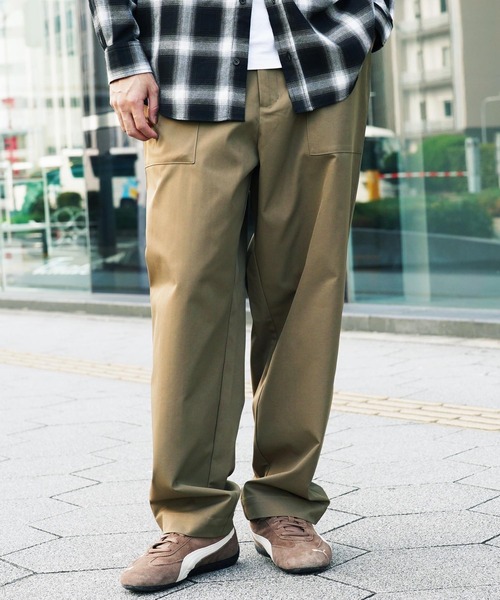 jiggys shop(ジギーズショップ)の「ワイドシルエット イージー ベイカーパンツ(その他パンツ・メンズ・チャコールグレー/ライトグレー/グリーン系その他・MEDIUM/LARGE/X-LARGE)」の3枚目の写真