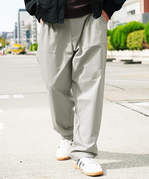 jiggys shop(ジギーズショップ)の「ワイドシルエット イージー ベイカーパンツ(その他パンツ・メンズ・チャコールグレー/ライトグレー/グリーン系その他・MEDIUM/LARGE/X-LARGE)」の1枚目の写真