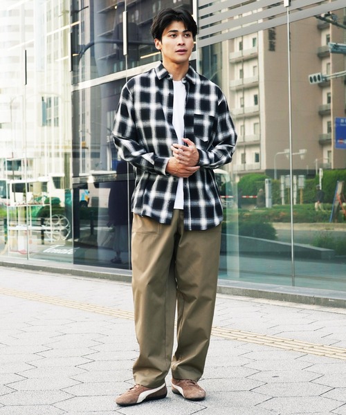 jiggys shop(ジギーズショップ)の「ワイドシルエット イージー ベイカーパンツ(その他パンツ・メンズ・チャコールグレー/ライトグレー/グリーン系その他・MEDIUM/LARGE/X-LARGE)」の22枚目の写真