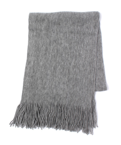 LBC(エルビーシー)の「RAISING RUSSEL マフラー (マフラー・レディース・オフホワイト/グレー/ブラック/ネイビー・ONE SIZE)」の4枚目の写真