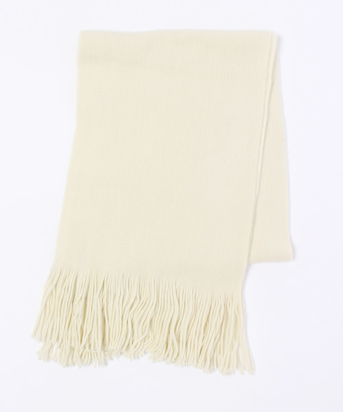 LBC(エルビーシー)の「RAISING RUSSEL マフラー (マフラー・レディース・オフホワイト/グレー/ブラック/ネイビー・ONE SIZE)」の2枚目の写真