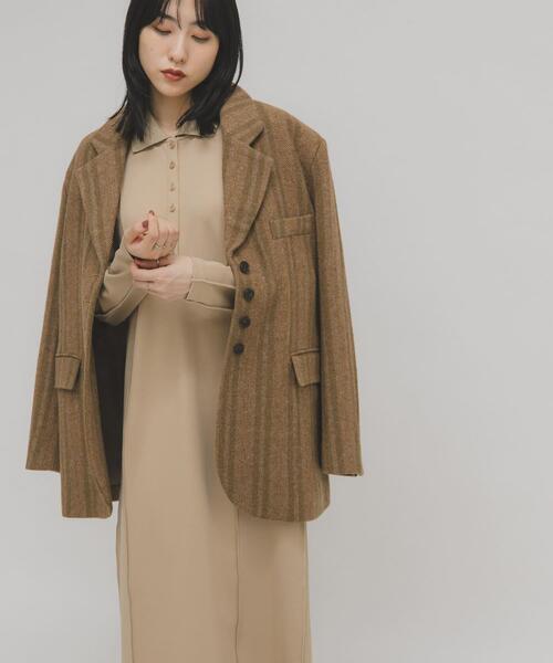 KBF（ケイビーエフ）の「ペンシルカットワンピース（ワンピース・レディース・ベージュ/ネイビー・ONE）」の22枚目の写真