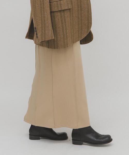 KBF（ケイビーエフ）の「ペンシルカットワンピース（ワンピース・レディース・ベージュ/ネイビー・ONE）」の3枚目の写真