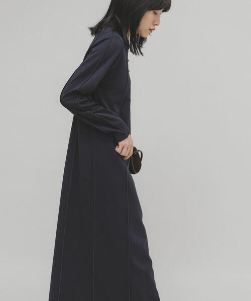 KBF（ケイビーエフ）の「ペンシルカットワンピース（ワンピース・レディース・ベージュ/ネイビー・ONE）」の11枚目の写真