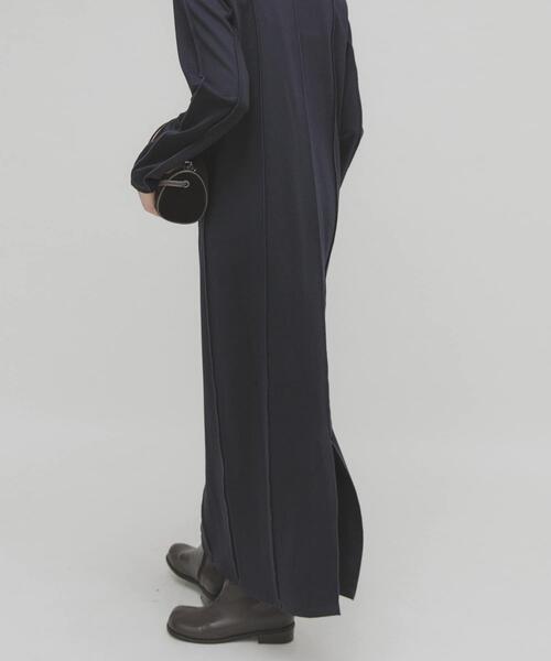 KBF（ケイビーエフ）の「ペンシルカットワンピース（ワンピース・レディース・ベージュ/ネイビー・ONE）」の12枚目の写真