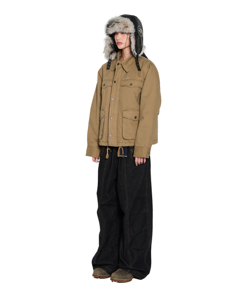 AAKAM（アーカム）の「4-Pocket Collar Work Jacket (Beige)（その他アウター・レディース・その他・1/2）」の12枚目の写真