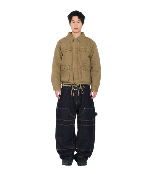 AAKAM（アーカム）の「4-Pocket Collar Work Jacket (Beige)（その他アウター・レディース・その他・1/2）」の6枚目の写真