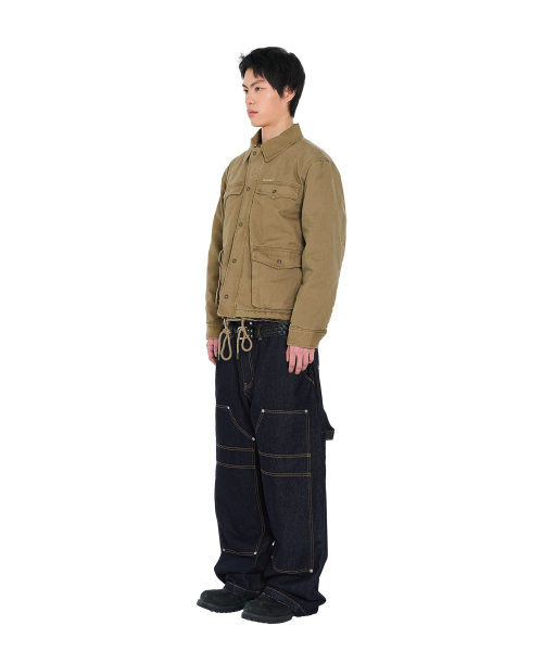 AAKAM（アーカム）の「4-Pocket Collar Work Jacket (Beige)（その他アウター・レディース・その他・1/2）」の7枚目の写真