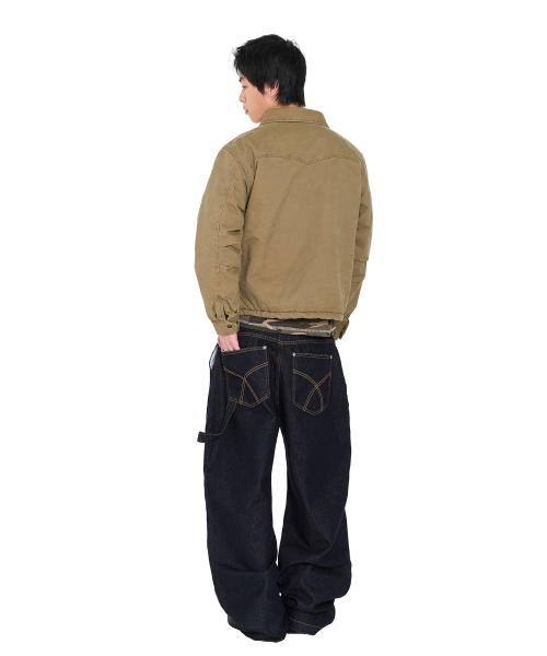 AAKAM（アーカム）の「4-Pocket Collar Work Jacket (Beige)（その他アウター・レディース・その他・1/2）」の3枚目の写真