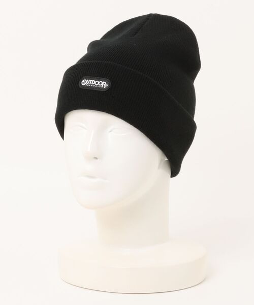 OUTDOOR PRODUCTS(アウトドアプロダクツ)の「【OUTDOOR PRODUCTS】492-007A ダブルワッチ(ニットキャップ/ビーニー・メンズ・ネイビー/ブラック・FREE)」の2枚目の写真