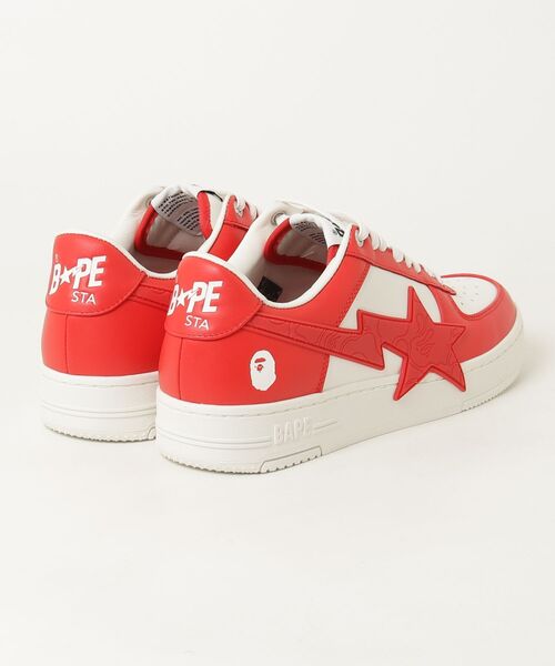 A BATHING APE(アベイシングエイプ)の「BAPE STA OS #2(スニーカー・メンズ・ブラック/レッド/ホワイト・11/12/8.5/9/9.5/13/8/7/10)」の5枚目の写真