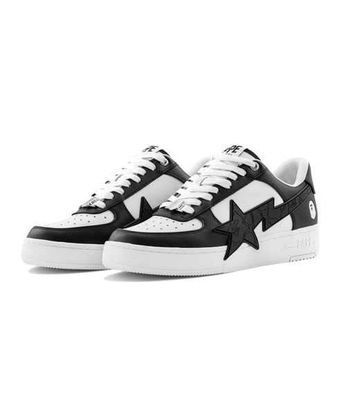 A BATHING APE(アベイシングエイプ)の「BAPE STA OS #2(スニーカー・メンズ・ブラック/レッド/ホワイト・11/12/8.5/9/9.5/13/8/7/10)」の1枚目の写真