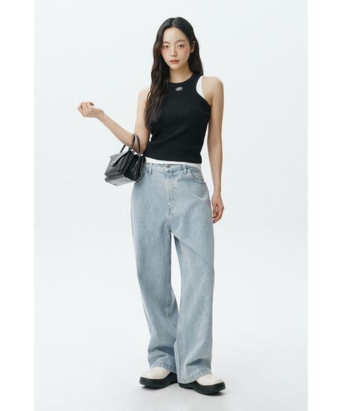LADY VOLUME(レディーボリューム)の「WIDE FIT LOOSE DENIM PANTS_IVORY(デニムパンツ・レディース・その他・SMALL/MEDIUM)」の10枚目の写真