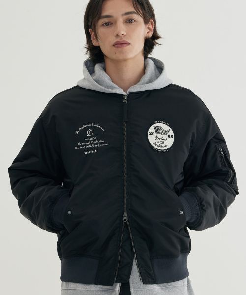 COVERNAT(カバーナット)の「MA-1ジャケット ブラック(その他アウター・メンズ・その他・MEDIUM/X-LARGE/LARGE/SMALL)」の7枚目の写真