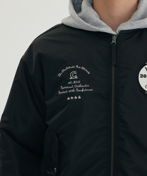 COVERNAT(カバーナット)の「MA-1ジャケット ブラック(その他アウター・メンズ・その他・MEDIUM/X-LARGE/LARGE/SMALL)」の9枚目の写真