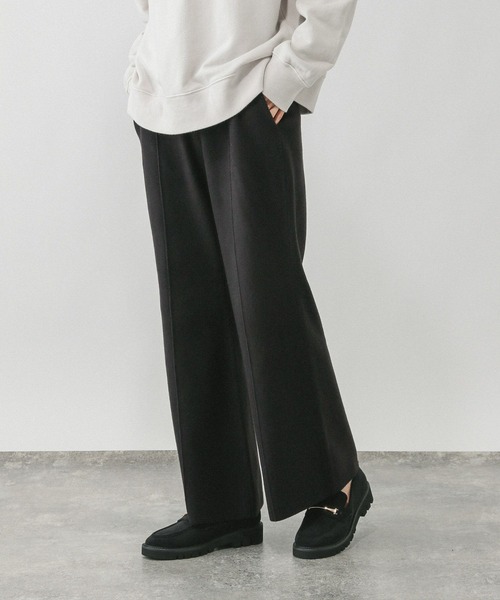 GLOBAL WORK（グローバルワーク）の「フワフワHugmeフレアパンツ/597985（その他パンツ・レディース・ダークブラウン/ブラック/チャコールグレー・MEDIUM/LARGE）」の21枚目の写真